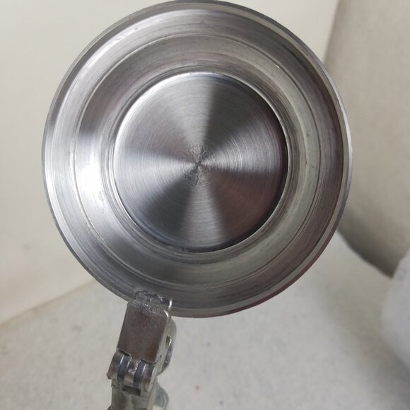 Bald Eagle Beer Stein Mug Etched Glass Pewter Domex Germany Vintage - Picture 9 of 10